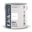 LickPro Max+ 2.5Ltr White 07 Matt Emulsion  Paint