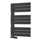 Reina 823mm x 550mm 1356BTU Black Flat Designer Towel Radiator