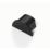 D-Line Black Mini Trunking End Caps 30mm x 15mm 2 Pack