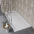ETAL Pearlstone Matrix Rectangular Bath Replacement Shower Tray White 1700mm x 700mm x 40mm