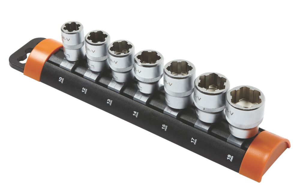 Magnusson Socket Set 3/8" 7 Piece Set Screwfix