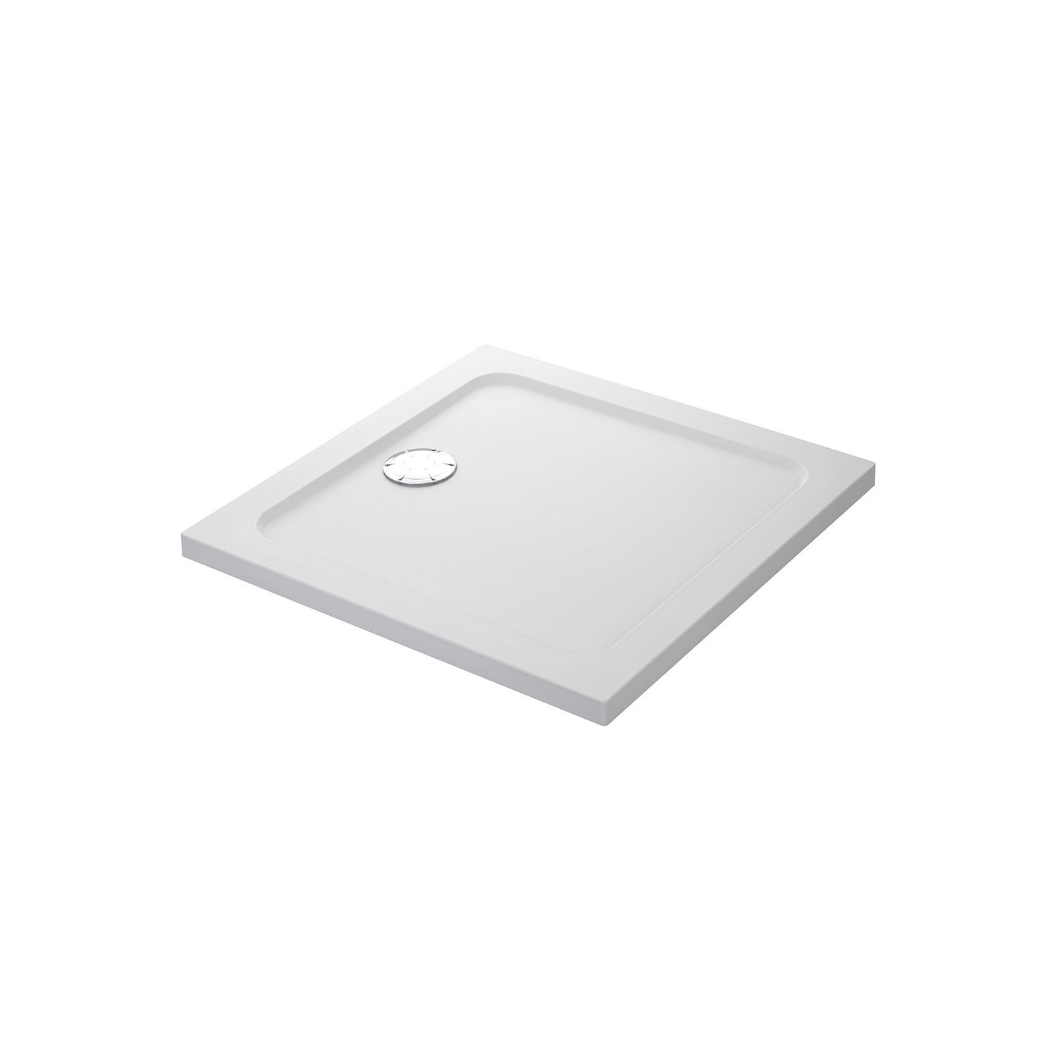 Mira Flight Safe Square Shower Tray White 1000mm x 1000mm x 40mm (2255X)