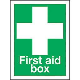 "First Aid Box" Sign 200mm x 150mm