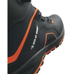 Solid Gear Falcon 2 Mid Size 9  Black Water-Resistant  Safety Boots