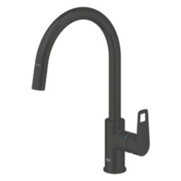 Grohe Start Cumbria 305572430 Single Lever Kitchen Sink Mixer Tap Matt Black