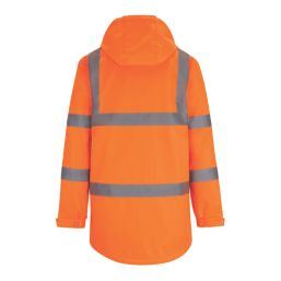 Regatta Hi-Vis Pro Contract Dover Parka Jacket Orange 3X Large 60.2" Chest