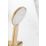 Bristan Frammento Brushed Brass 150mm Deck Mounted Dual Control Manual Shower Mixer Tap