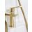 Bristan Frammento Brushed Brass 150mm Deck Mounted Dual Control Manual Shower Mixer Tap