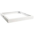 Luceco White Luxpanel Surface-Mounted Frame 610mm x 610mm