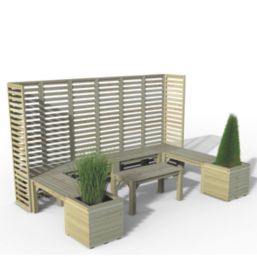 Forest V4 10' x 6' 6" (Nominal) Garden Modular Set 17 Pieces