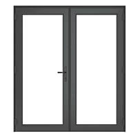 Crystal  Anthracite Grey uPVC French Door Set 2055 x 1790mm