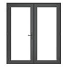 Crystal  Anthracite Grey uPVC French Door Set 2055mm x 1790mm