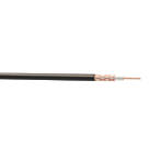 Time RG59 Black 1-Core Round Coaxial Cable 100m Drum