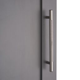 Elite Knobs & Handles Kensington Knurled T Bar Handle Black Nickel 213mm