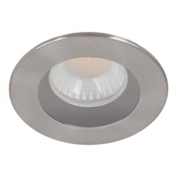 Luceco  FType Regressed Bezel Brushed Steel