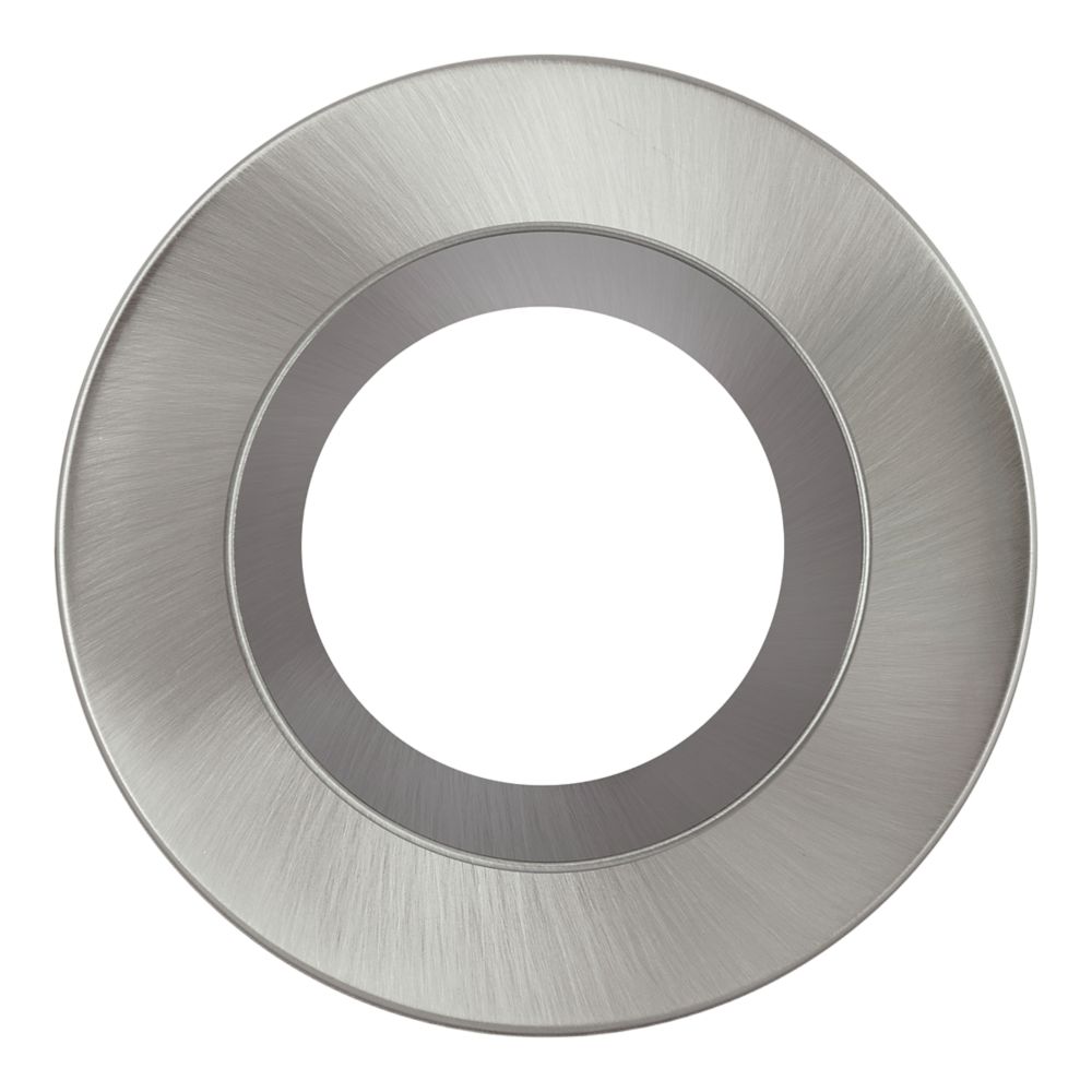 Luceco FType Blende Flach Poliert Chrom – Austauschbare Lünette Für Downlights, Twist-and-Lock