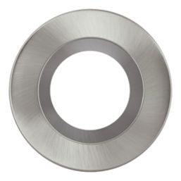 Luceco  FType Regressed Bezel Brushed Steel