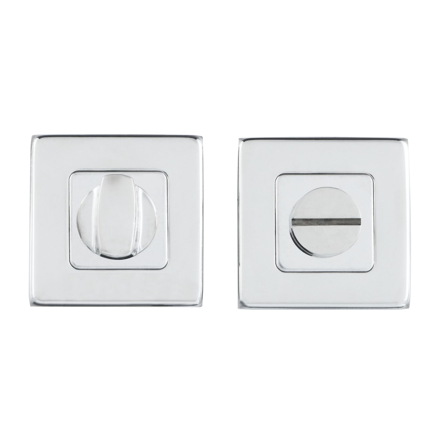 Eclipse Standard WC Thumbturn Set Polished Stainless Steel 52mm (225KW)