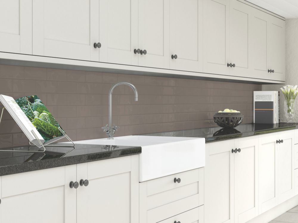 Splashwall  Coffee Composite Splashback 2440mm x 600mm x 3mm
