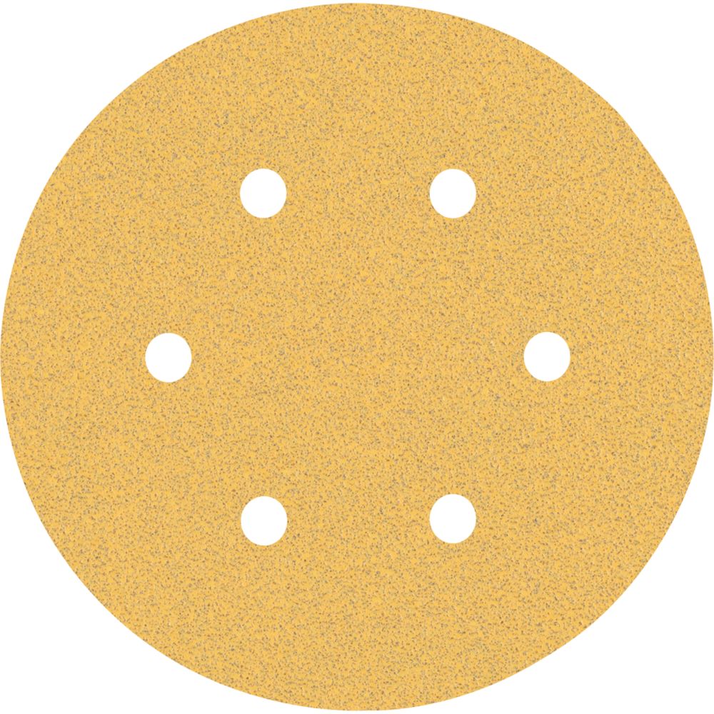 Bosch Expert C470 80 Grit 6Hole Punched Wood Sanding Discs 150mm 50