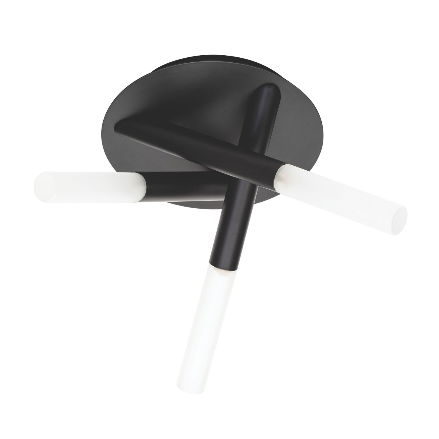Spa Crux 3-Light Ceiling Fitting Satin Black (225RV)
