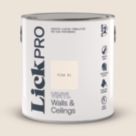 LickPro  2.5Ltr Pink 01 Vinyl Matt Emulsion  Paint
