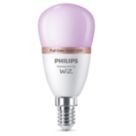 Philips  E14 Globe RGB & White LED Smart Light Bulb 4.9W 470lm