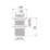 ETAL Unslotted Push Button Basin Waste Chrome 60mm