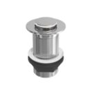 ETAL Unslotted Push Button Basin Waste Chrome 60mm