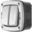 British General  IP66 20A 2-Gang 2-Way Weatherproof Outdoor Switch with LED