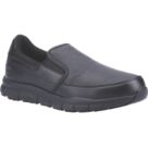 Skechers Nampa Groton Size 6  Black  Slip-On Occupational Work Shoes