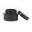 FloPlast  Push-Fit Screw-On End Cap Black 110mm