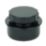 FloPlast  Push-Fit Screw-On End Cap Black 110mm
