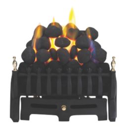 Focal Point Blenheim Black Rotary Control Inset Gas Taper Tray