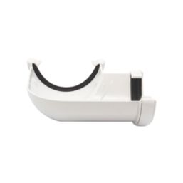 FloPlast  uPVC 90° Half Round Gutter Angle White 112mm