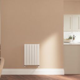 Flomasta  600mm x 433mm 1177BTU White Vertical Designer Radiator
