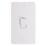 Schneider Electric Lisse 50A 2-Gang DP Cooker Switch White with LED