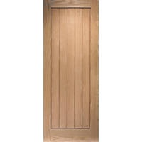 Jeld-Wen Oregon Unfinished Oak Veneer Wooden Cottage Internal Door 1981 x 762mm