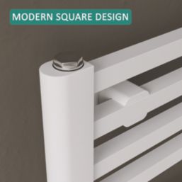 Ximax 1174mm x 600mm 2048BTU White Flat Electric Towel Radiator