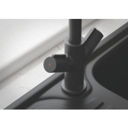 Bristan Fern Mono Sink Mixer Tap Black