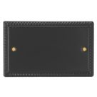 Varilight  2-Gang Blanking Plate Georgian Black