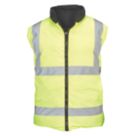 Reversible Hi-Vis Body Warmer Yellow / Black Large 43-46" Chest