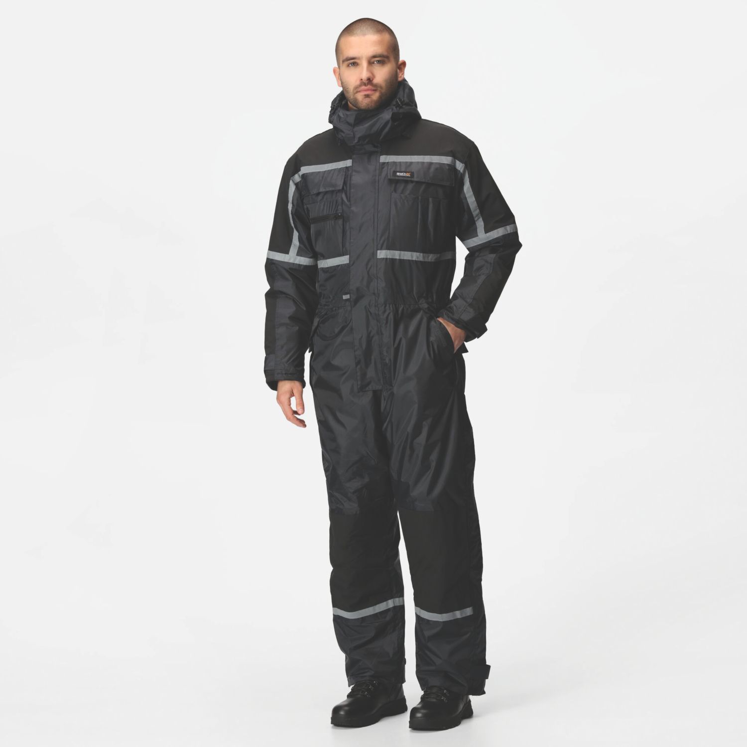 Regatta Waterproof Insulated Overalls Navy 2X Large 46" Chest 32" L (226JG)