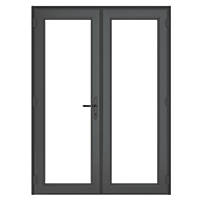 Crystal  Anthracite Grey uPVC French Door Set 2055 x 1490mm