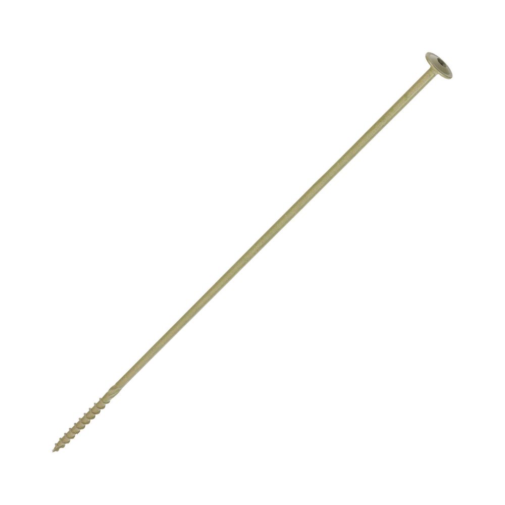 Timco  TX Wafer  Timber Frame Construction & Landscaping Screws 8mm x 400mm 25 Pack