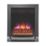 Be Modern Ember Black Nickel Remote Control Inset Electric Fire 510mm x 172mm x 612mm
