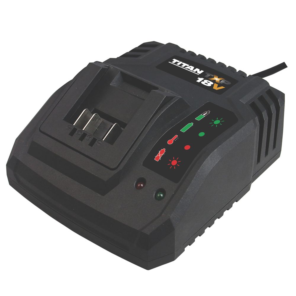 Titan TTB804CHR 18V Li Ion TXP Standard Charger Screwfix