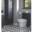 Bathroom Toilet Unit Indigo Matt 551mm x 201mm x 800mm