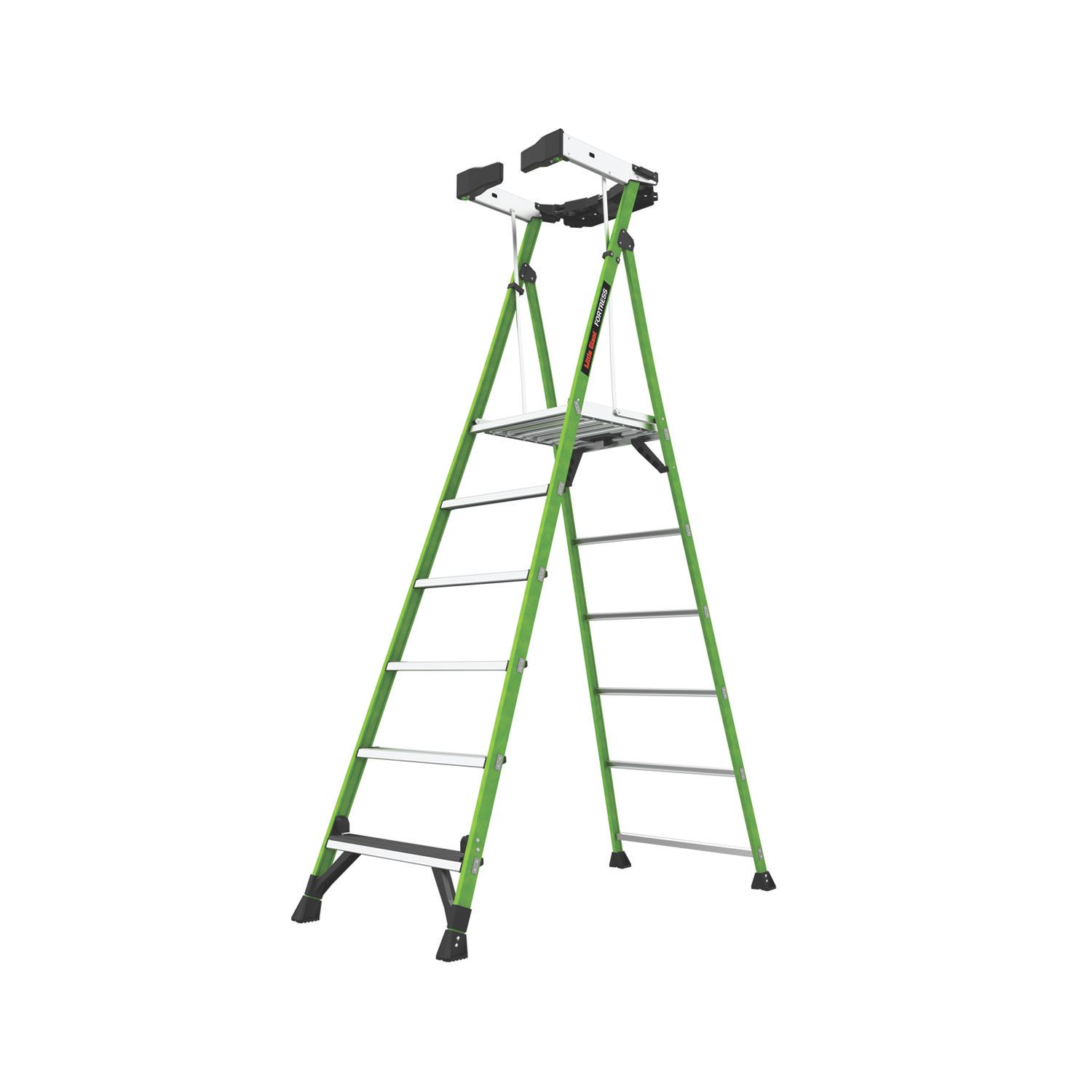 Little Giant Fibreglass 2.57m 6 Step Platform Step Ladder (226RM)