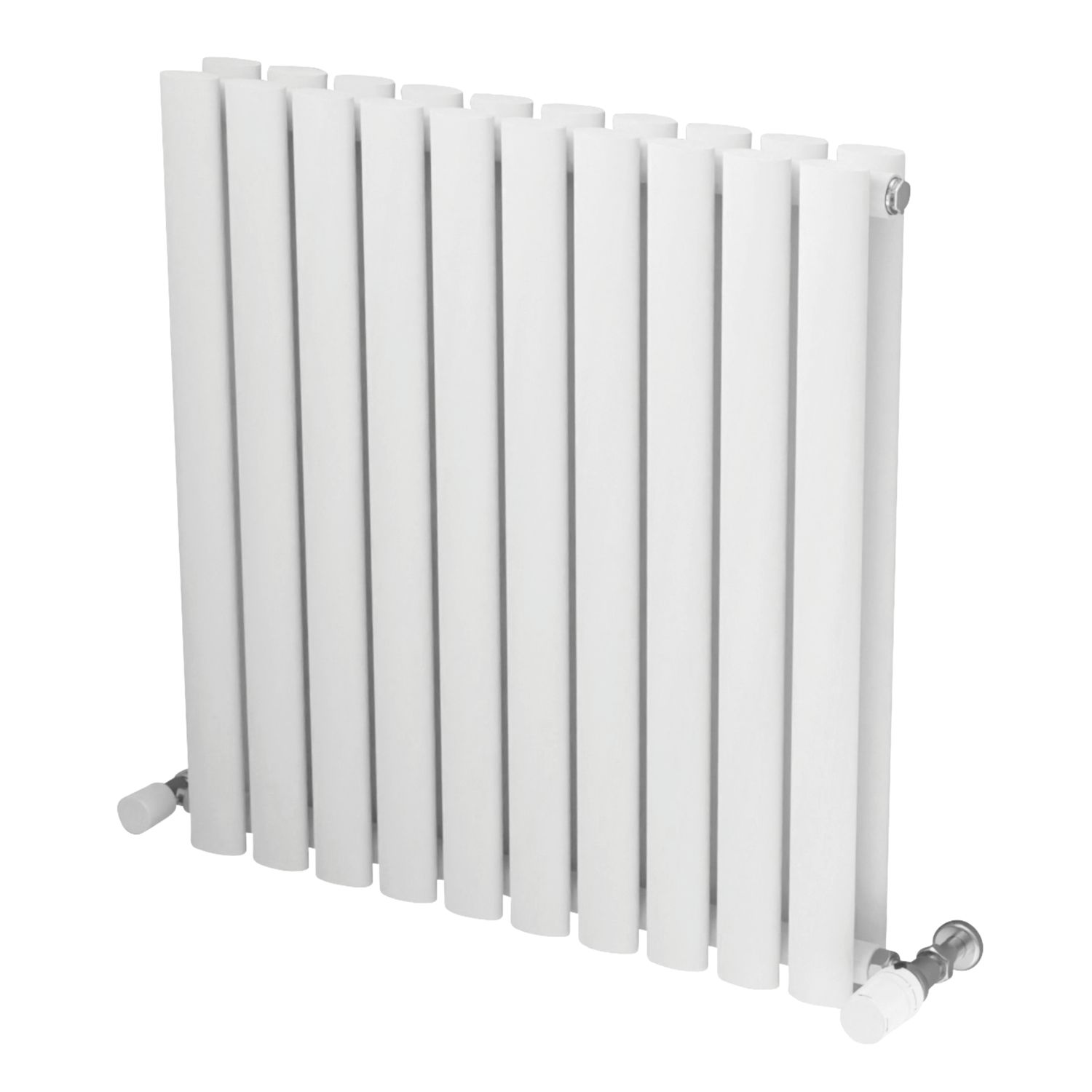 Ximax Fortuna 600mm x 584mm 2287BTU White Vertical Designer Radiator (226TR)